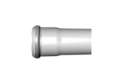 Viessmann égéstermékcső 1,95m D=60mm (PPs)