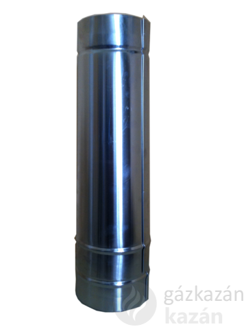 Alu füstcső szűkítő hosszú 150-132mm, natúr